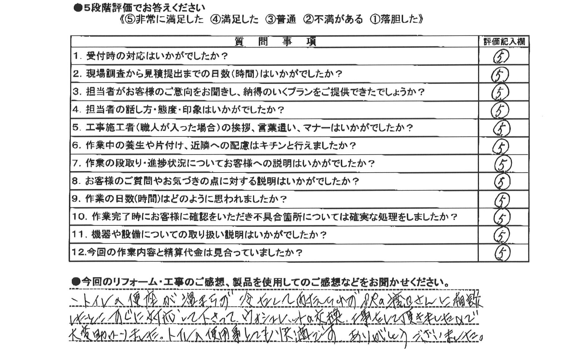 ウォシュレット交換工事