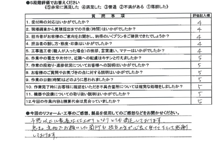 ＬＤＫ改修工事