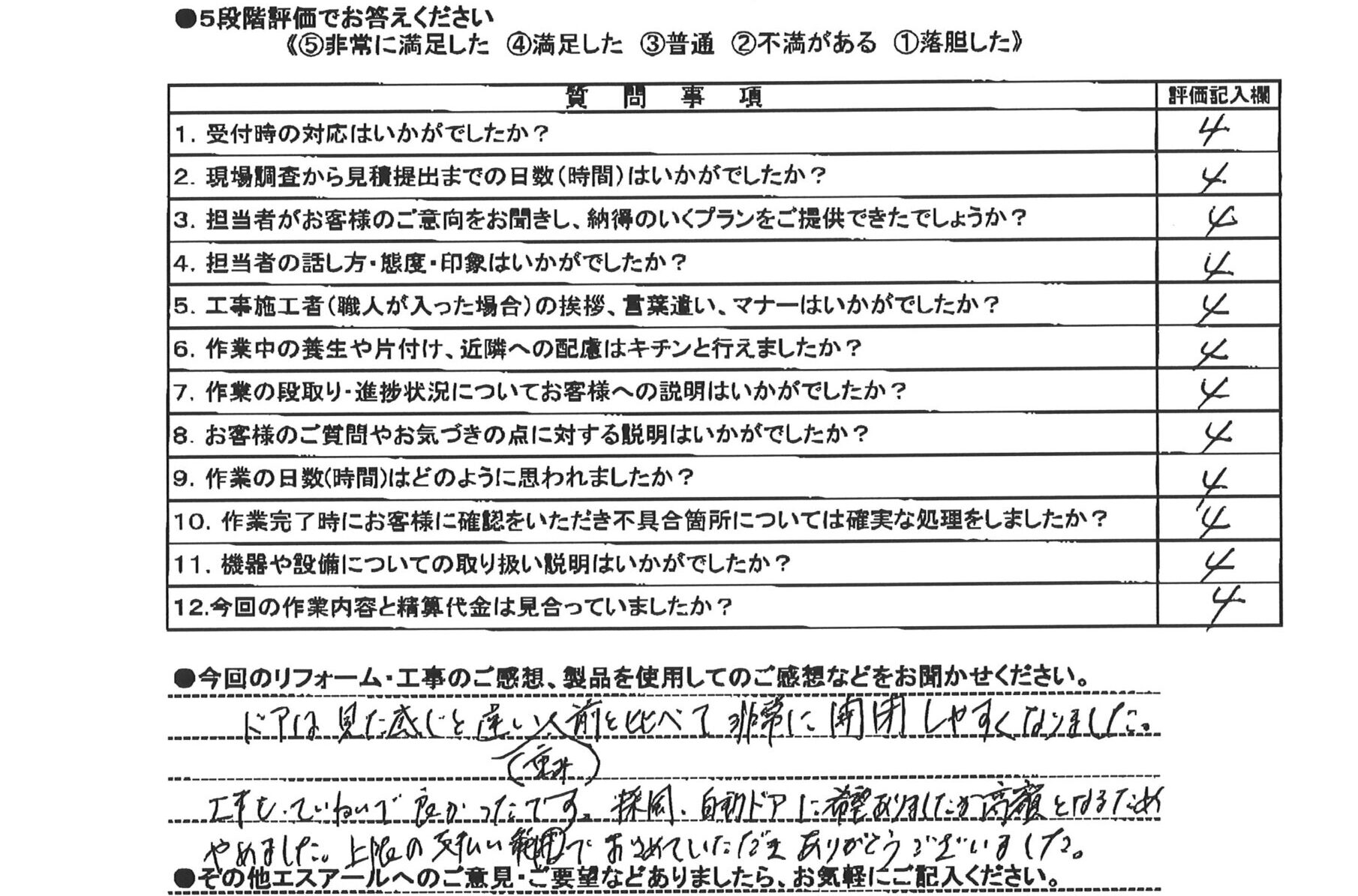 玄関ドアリモ工事