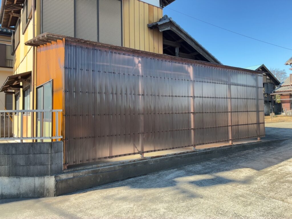 波板貼替え工事/塗装工事/常総市