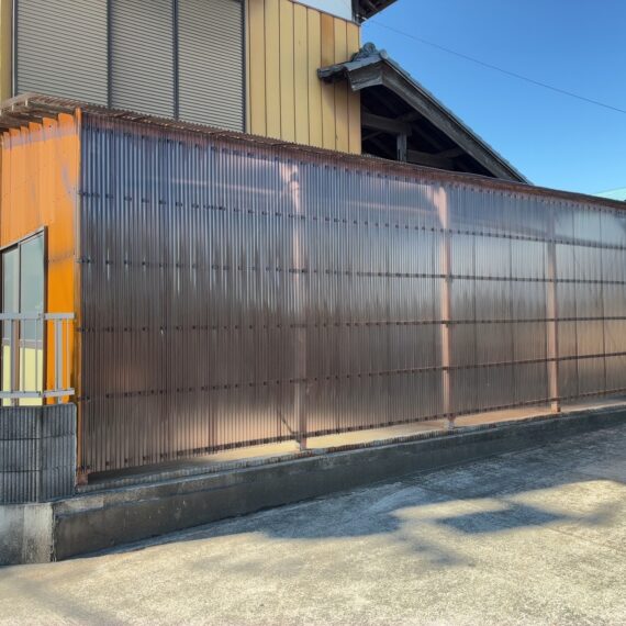 波板貼替え工事/塗装工事/常総市